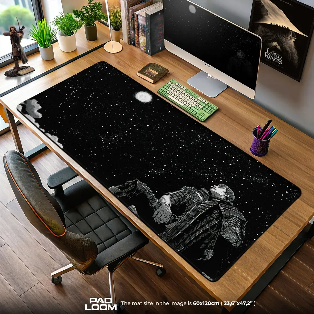 Berserk Guts Moonlight Mouse Pad, Eclipse Night Gaming Desk Mat – FASTSHIPPING