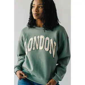 The London Sweatshirt in Emerald Green