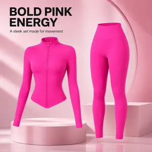 Women’s 2-Piece Yoga Set – Buttery Soft Ice Silk Fabric, Seamless Sculpting Design, Elegant & Comfortable Workout Outfit for Gym, Yoga & Everyday Wear