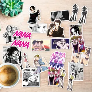 Stickers Pack 20 Pcs Anime Colorful Bottle Nana Waterproof Skateboard Water Car Laptop Vinyl Guitar Luggage Bike Aesthetic Bumper