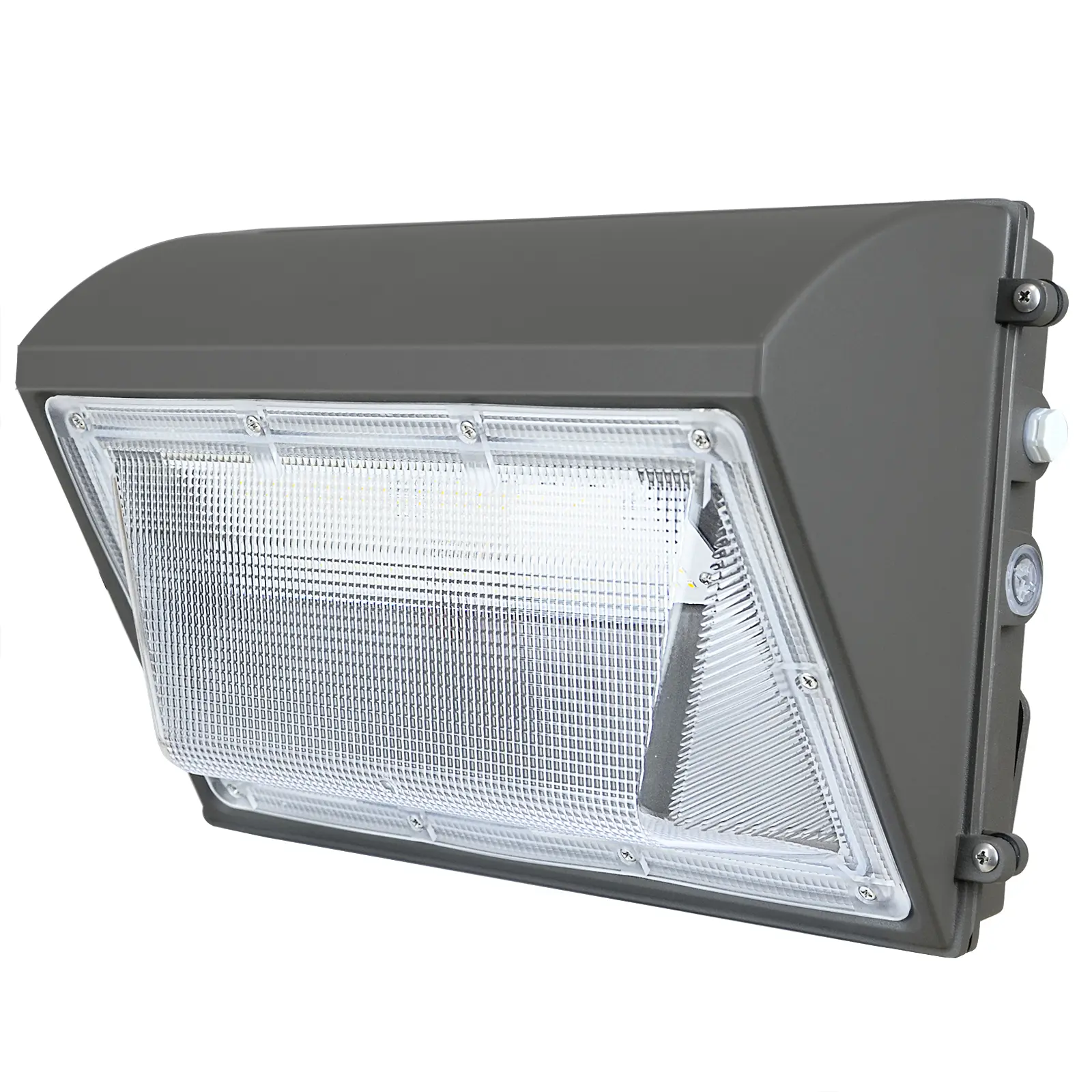 SEURON LED Wall Pack Light 125W 16000LM 150W 18000LM 5000K Daylight 100-277V Dusk-to-Dawn Photocell for Outdoor Security Lighting