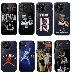 Funny CLeb Williams Chicago Phone Case, Iceman 18 Phone Case Featuring | Sports Fan Gift for iPhone 11 12 13 14 15 16 17 x Samsung 21 22 23 24 25