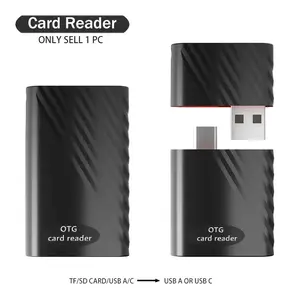3.0 Card Read Write C Type USB A Card Reader Adapter For Business, Ultra High-Speed USB 3.0 Card Reader Scanner Suitable For SD/TF/Micro SD/MS Card, Suitable for iPhone Android Phone Computer Laptop Camera Drones Motion Cameras Dash Cams Digital Camera