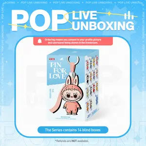 [LIVE UNBOXING] THE MONSTERS Pin for Love Series-Vinyl Plush Pendant Blind Box (N-Z)