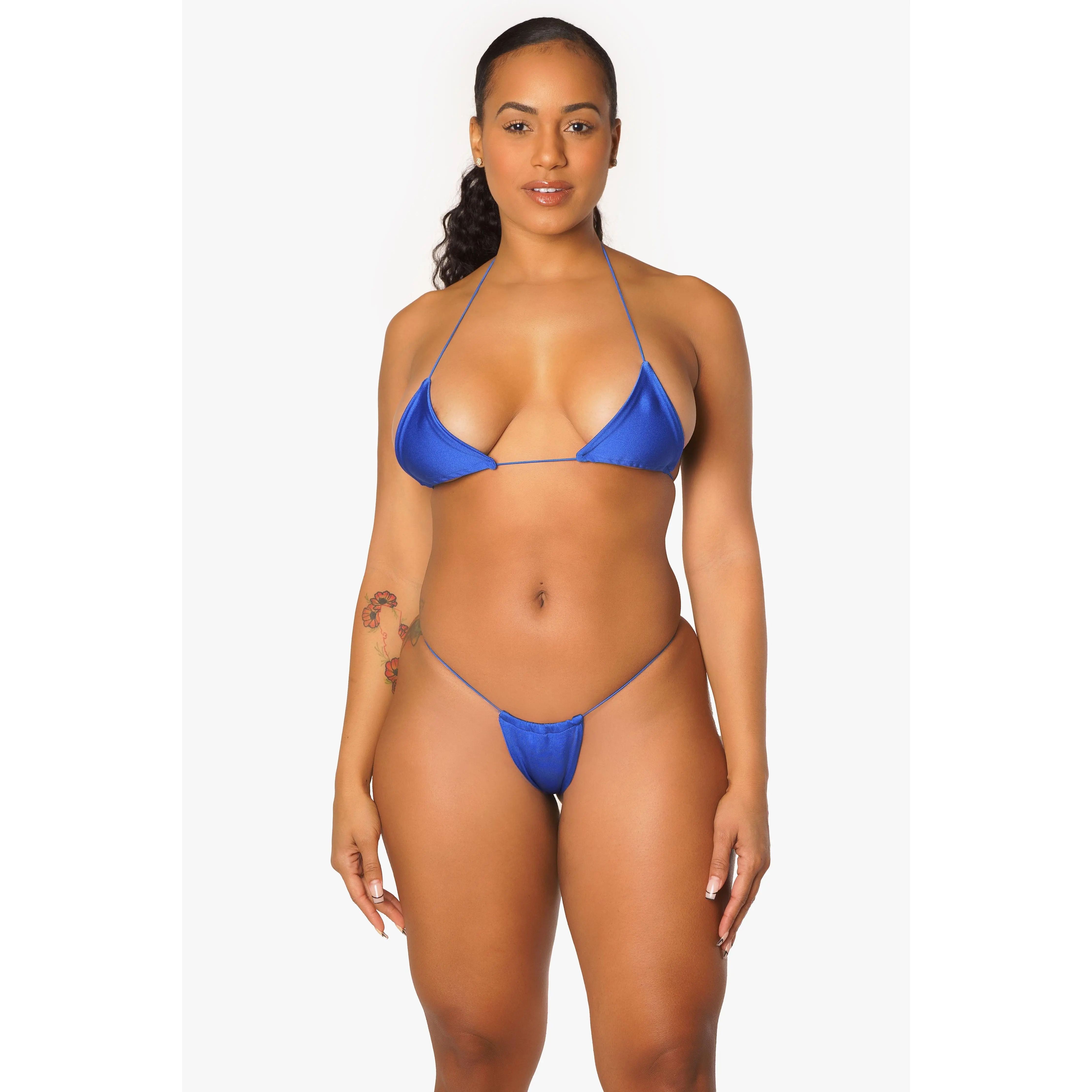 Royal Blue Micro Mini Bikini Set