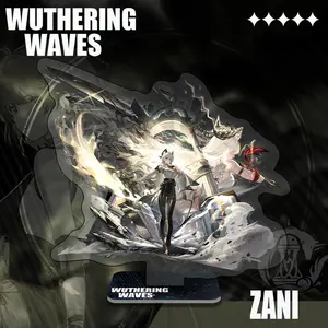 New Wuthering Waves Character Stand Zani Lupa Cartethyia Cute Cartoon Anime Acrylic Game Desk Ornament Friend Gift Cosplay