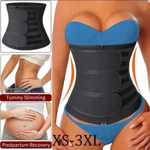 3-Strap Compression Waist Support Belt Adjustable Straps for Comfort Gentle Support Smooth Appearance for Everyday Wear
