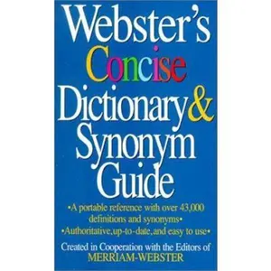 USED-Webster's Concise Dictionary and Synonym Guide (Paperback)
