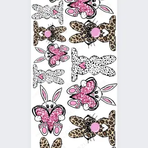 Bunny Mix DTF Transfers Gang Sheet 22Wx 60L DIY Direct to Film T shirt transfers