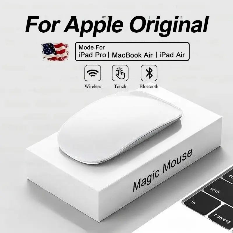 For APPLE Original Multi-Touch Surface Magic Mouse For Macbook Pro Air Mini Laptop Tablet PC iPad Bluetooth 5.0 Wireless Mouse
