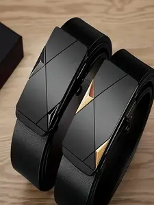 Men's Business Fashion Belt, Casual Business Belt, Fashion Belt for Party, Daily Clothing Decor, Trendy All-match & Exquisite Belt for Birthday Gift