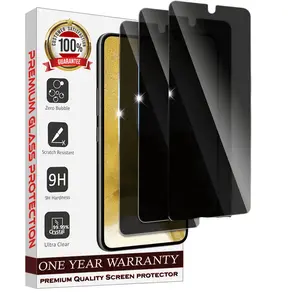 Entronix Case Privacy Screen Protector for Galaxy A32 Protector, 3 PACK Anti-Spy Tempered Film Protection Durable