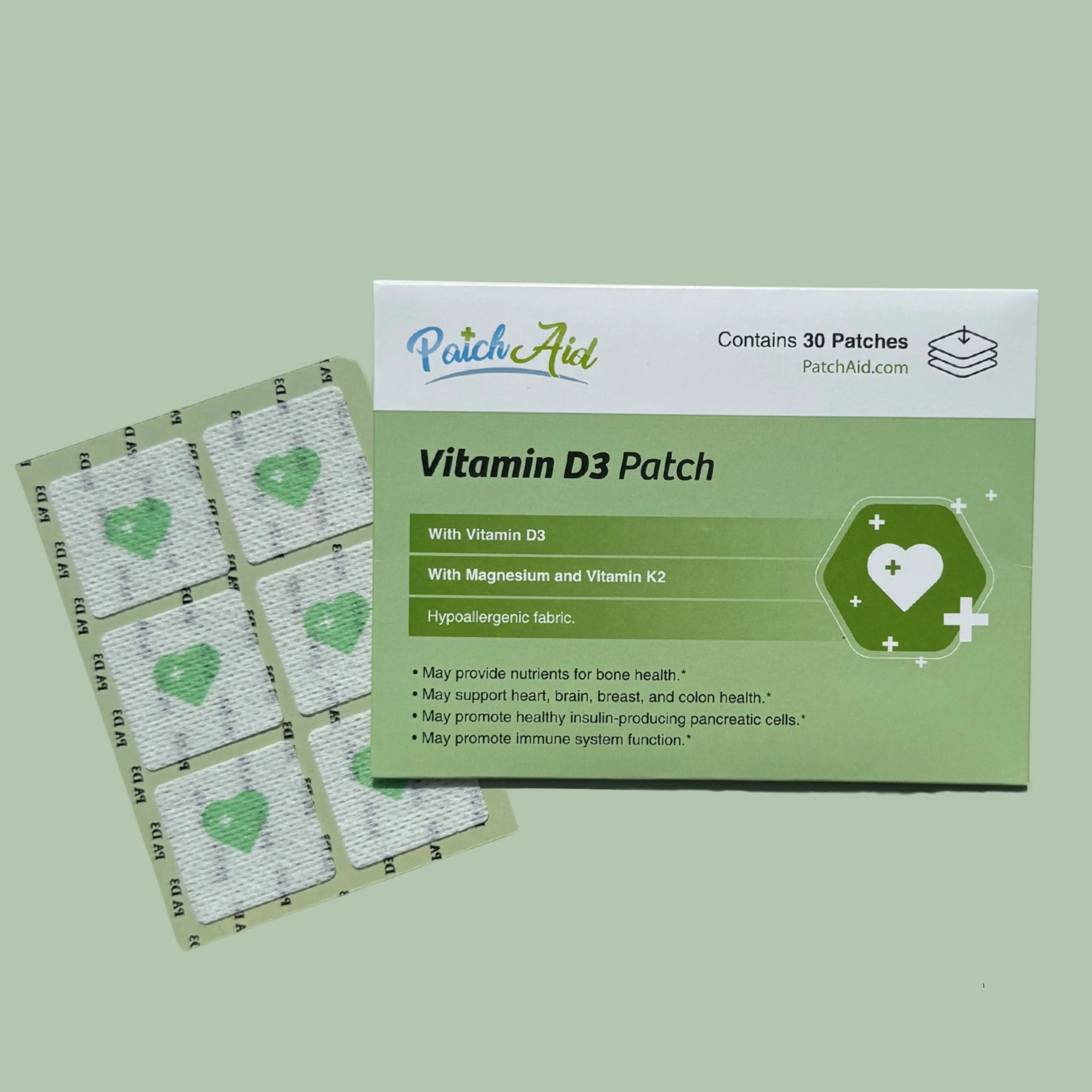 Vitamin D3/Calcium Vitamin Patch