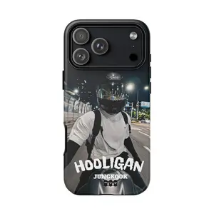 Kpop Inspired Biker Phone Case for Fans | Night Ride Aesthetic Protective Cover, Phone Case for iPhone 17e, 16, 15, 14, 13, 12
