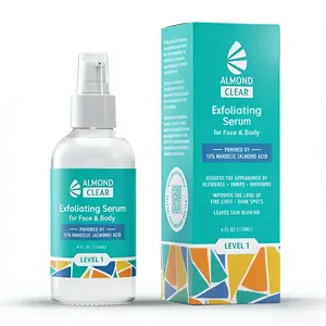 Level 2 Mandelic Acid Serum | Body Acne Treatment, Clear Butt Acne, Folliculitis, Fungal Acne, Hyperpigmentation, Ingrown Hairs | Daily Skincare, Safe for Sensitive Skin, Skin Repair, Fungus