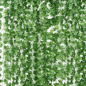 24 Pack 172 FT Artificial Ivy Garland Greenery Outdoor Faux  Leaf Garland  Vines for Bedroom Aesthetic Home Garden Office Wedding Wall Decor