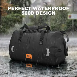 Waterproof Motorcycle Bag for Men & Women,30L | Tail Bag Side Bag Saddle Bags Motorcycle Luggage Bag with Tool Kit Storage