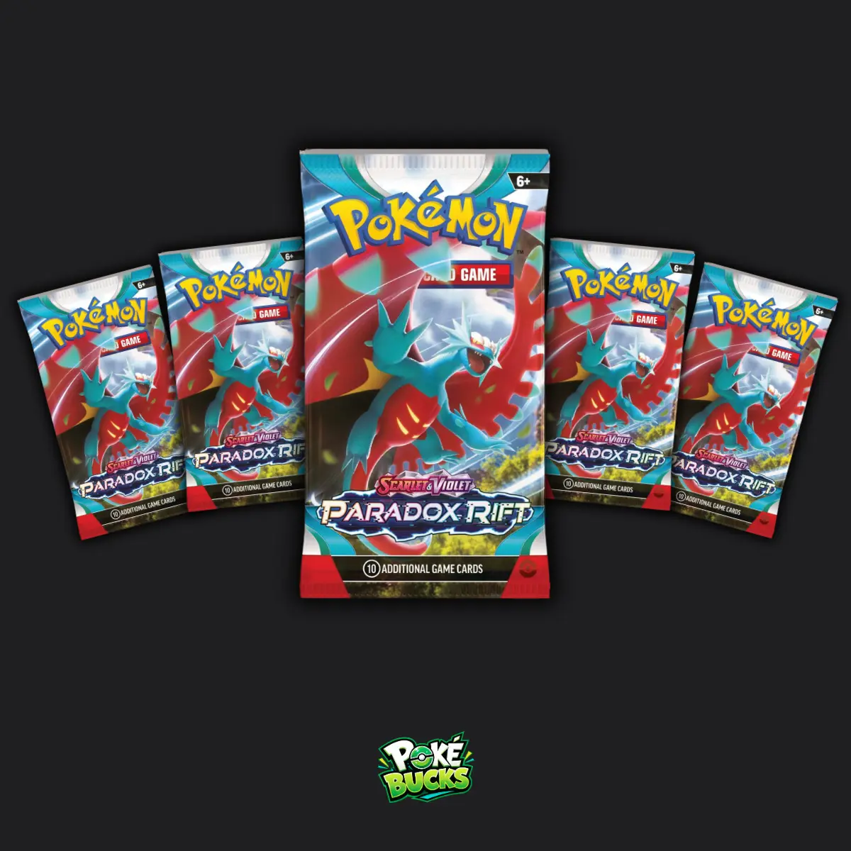 Paradox Rift - 5 Pokémon Booster Packs