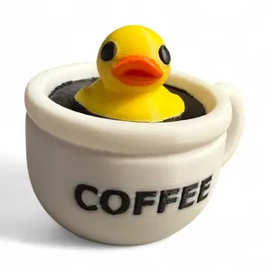 Coffee Duck – Cute Caffeine Gift for Coffee Lovers & Car Dashboard Fun