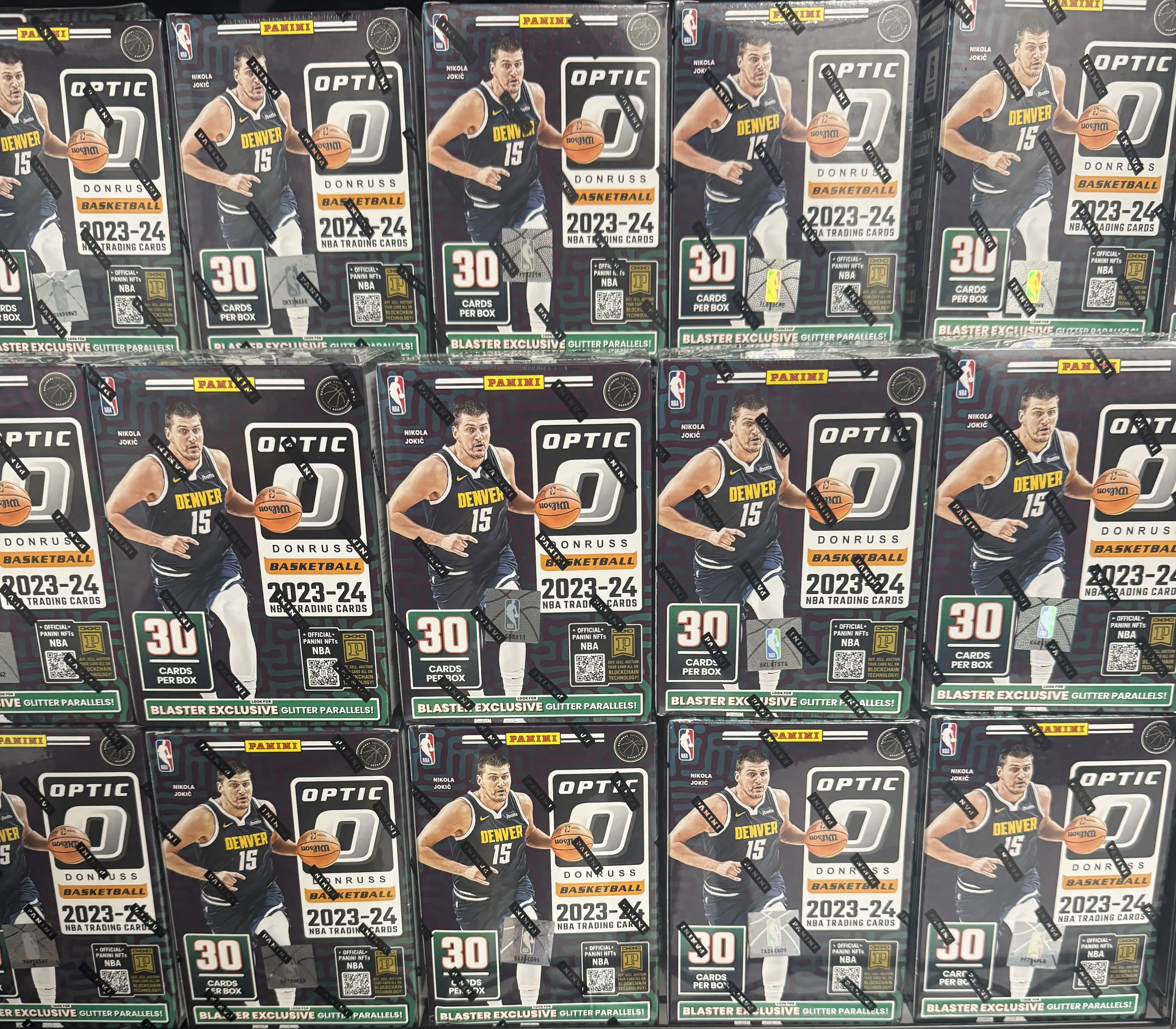 Break 334 - 20 Box Break - 20 Optic Blaster Boxes GLITTER PARALLELS