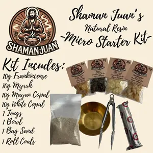 Shaman Juan’s Resin Incense Micro Starter Kit