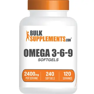 BulkSupplements - Omega 3-6-9 Softgels - 240 Softgels - 2400mg per Serving