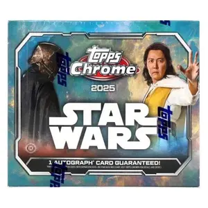 1 PACK - 2025 TOPPS Chrome Star Wars Pack From Hobby Box (10 cards per pack)