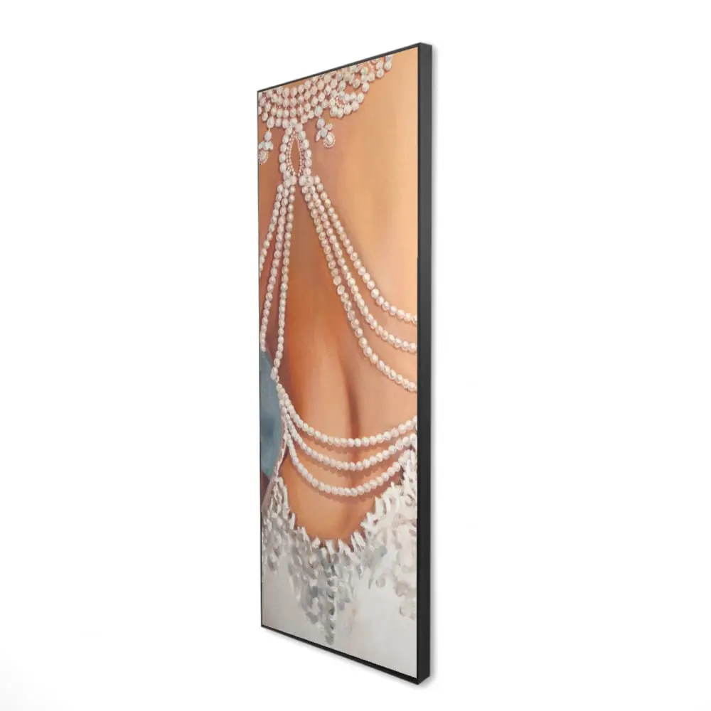 360 Stand Hyperrealist Wedding Dress Poster - 20x60 in Artistic Print, Elegant Romantic Love Artwork, Modern Home Decor, Ideal Bedroom Decor Gift, Hyperrealism, Decor Inspo