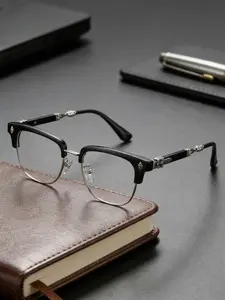New square glasses, unisex fashion light luxury classic street art style business frames, available in multiple colors, an excellent gift choice for men, suitable for da photography glasses, square eyeglass frames, square glasses accessories
