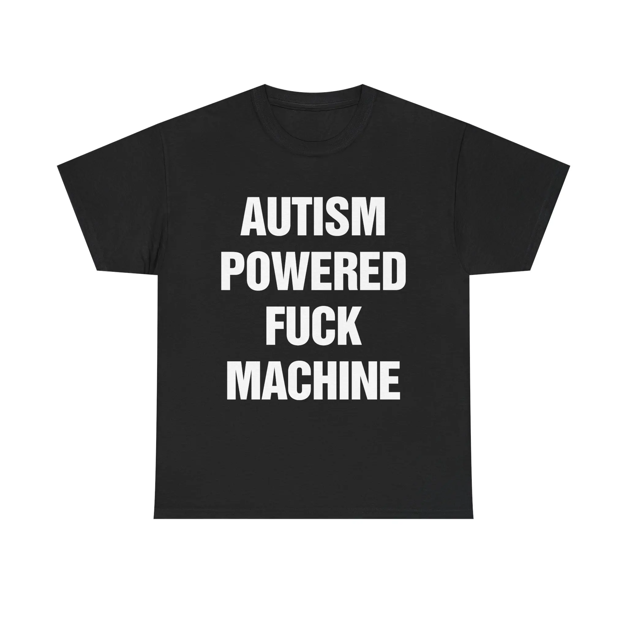 Powered Machine Heavy Cotton Tee.