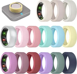 15 Pack Ultra-Thin Ring Covers Compatible with Oura Ring Gen 4/3 Cover, Anti-Scratch  Protector Accessories for Women Men