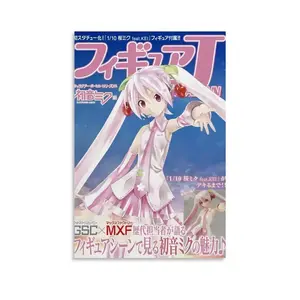 Hatsune-Miku Poster Posters Music Album Cover Posters Canvas Wall Art High-Resolution Vintage Band & Artist Prints for Room