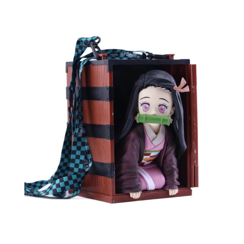 <Demon Slayer: Kimetsu no Yaiba> Nezuko Popcorn Bucket Practical Snack Container Can Hold Popcorn Candy Suitable for Outdoors and Movie Theaters