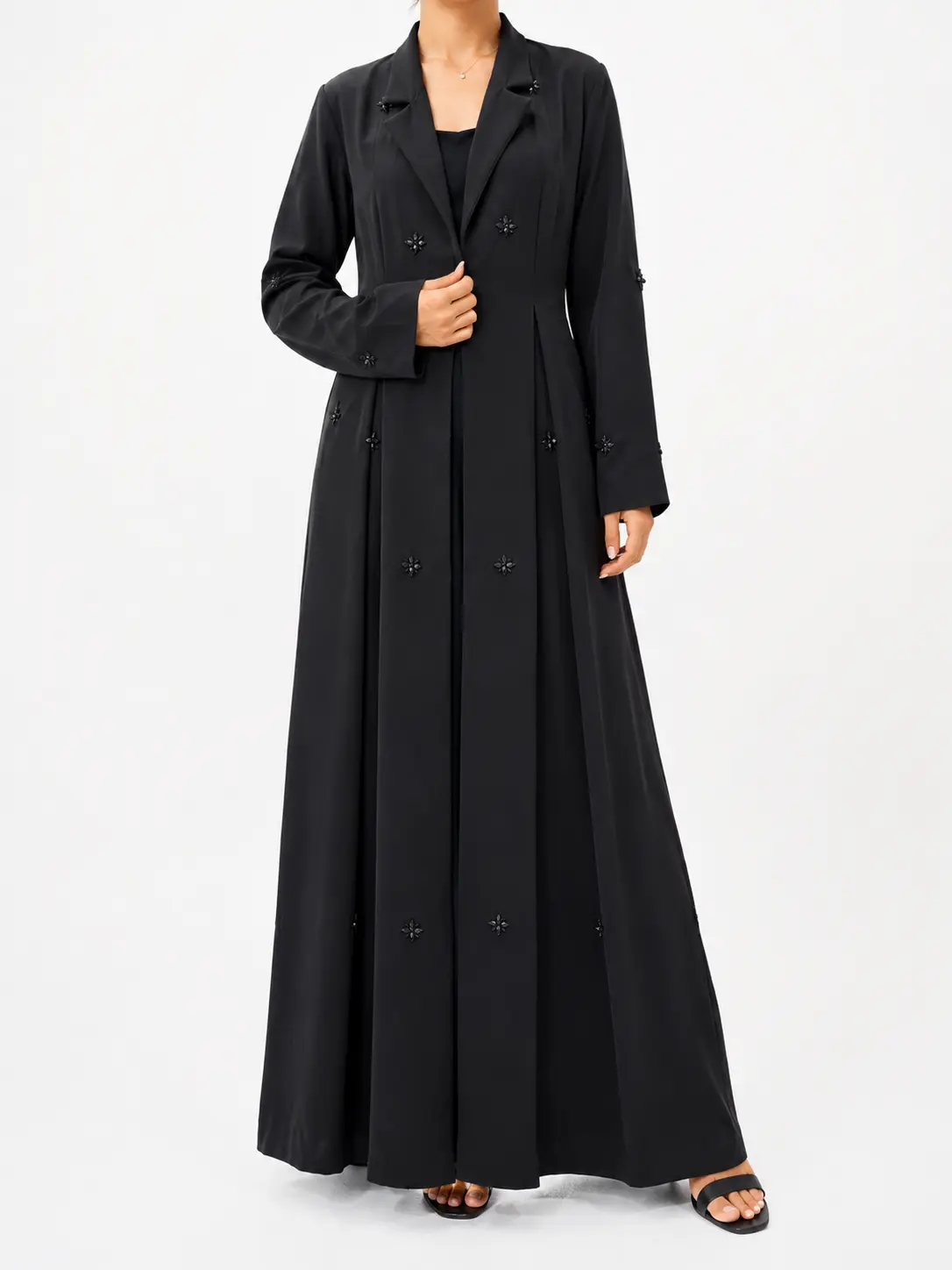 Sleek Silhouette Blazer Abaya