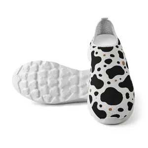 Unisex Cow Print Slip On Shoes for Men & Women  Viral Breathable Lightweight House Shoes – Perfect for Home, Yoga & Walking the Dog! Super Comfy Everyday Sneakers