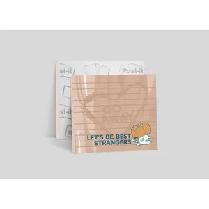 Sticky Note - Let's Be Best Strangers