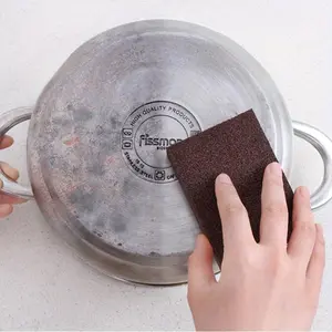 Magic Sponge Eraser descaling emery cleaning brush silicon carbide descaling cleaning brush stove top pot kitchen tools Dishwashing Sponge Scrub Sponge