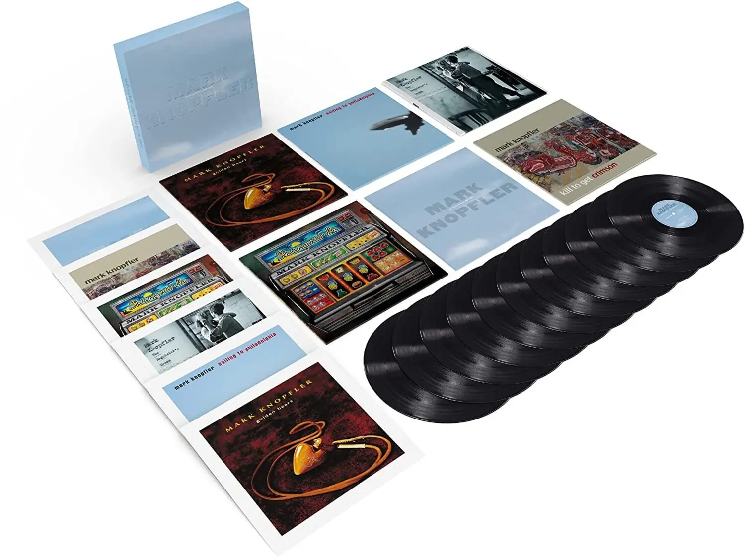Mark Knopfler - The Studio Albums 1996-2007 (11LP Vinyl Box)  [VINYL RECORD - LP] Oversize Item Spilt, Boxed Set