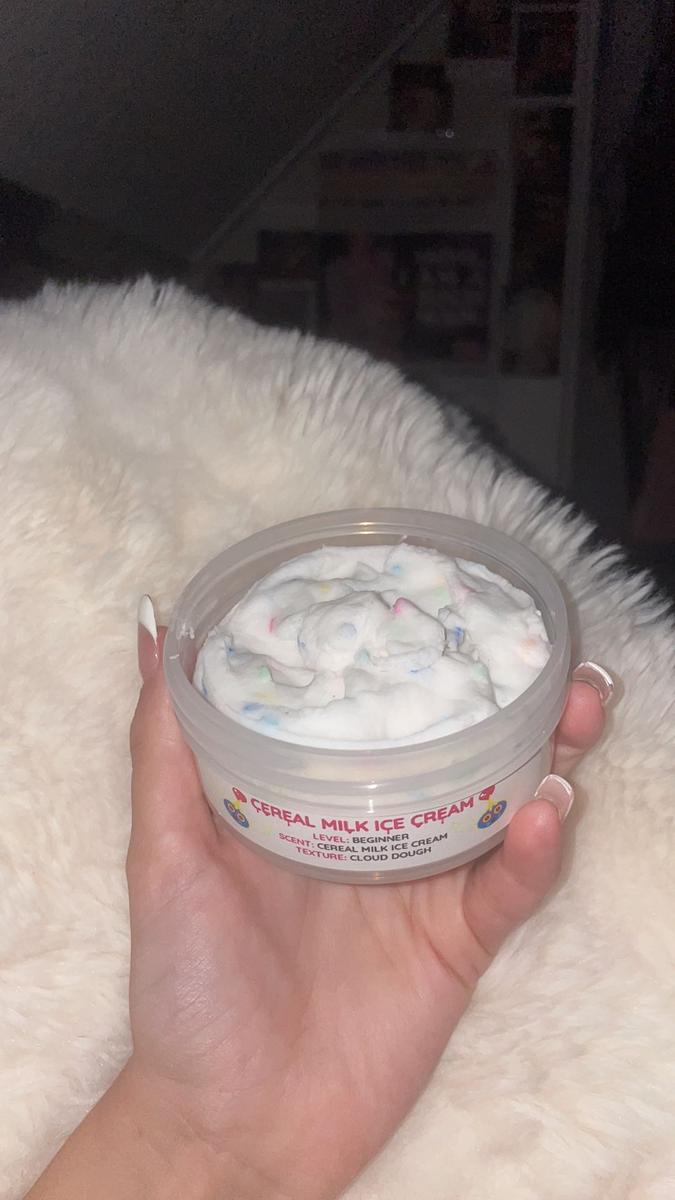 Item: White, 4oz, Cereal Milk Ice Cream