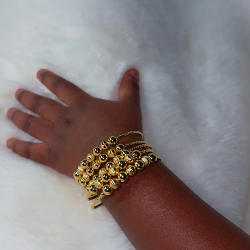 Golden bubble bracelet