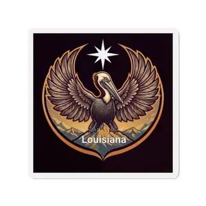Louisiana 50501 Magnets