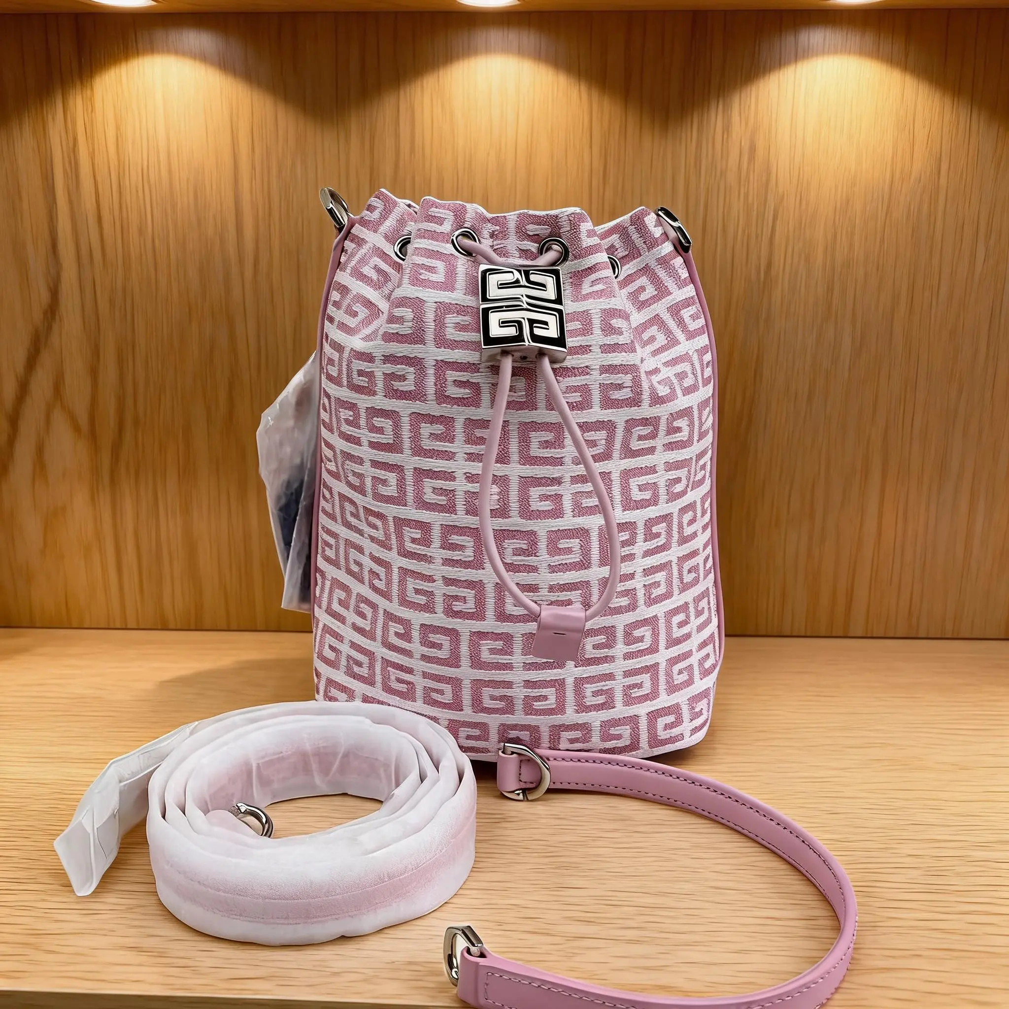 Pre-owned GIVENCHY Canvas Shoulder Bag C0714432217