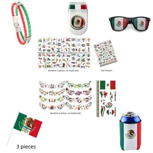 9 IN 1 Soccer Fans Game Day Kit for Stadium, Bar & Backyard Watch Party