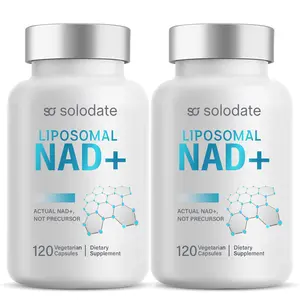 Liposomal NAD+ Supplement 1000mg, Highest NAD Pontecy, Max Absorption, Pure NAD Promoting Healthy Aging & DNA Repair, Aging Defense, Brain Function, 120 Capsules * 2 PCS NAD Supplement Healthcare Dietary Fitness Vitamin