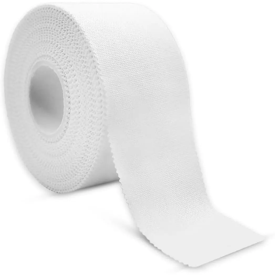1-Pack White Athletic Tape, 45 Ft Sports Tape, Strong Adhesive Athletic Tapes & Wraps,  Tape for  Trainers & Athlete, Suitable Tape for Hockey, Bats,Tennis, Gymnastics & Boxing