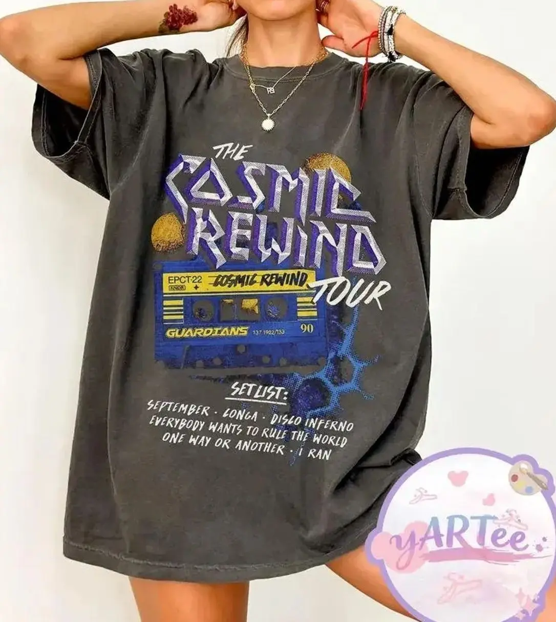 Adult & Youth & Toddler Guardians of the Galaxy Cosmic Rewind Tour Comfort Colors/Gildan Shirt, Epcot Trip Matching Shirts, WDW Tee, Magic Kingdom Tees