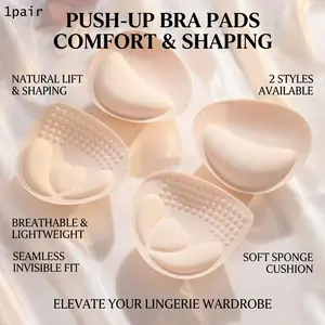 Universal Thick Padding Bra Inserts, Enhance Chest Size, Inner Pad for Small Busts, Flat Chest Support, Comfortable Underwear