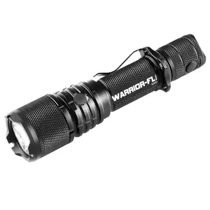 Warrior GEN4-FL- Tactical Flashlight 4200 Lumen Wide Beam Magnetic & USB Dual Charging Ports 5 Brightness Levels IPX8 Waterproof 214m Throw Distance