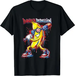 Funny Baseball Drip 4th of July Ice Cream Boys Kids Youth T-Shirt Kids graphic tee