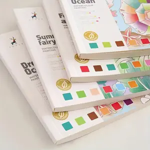 Creative Watercolor Painting Book, Coloring Book, Gouache Graffiti Notebook, Sticky Note Drawing Book, Watercolor Paper